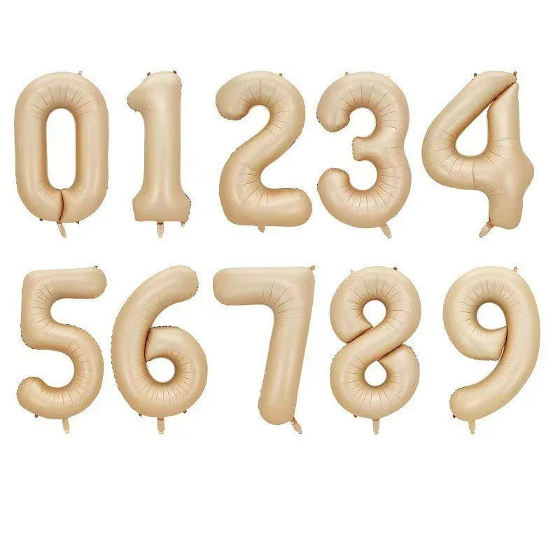 32-Inch (81 cm) Multicolor Foil Number Balloons 0-9 Helium-Compatible Birthday & Anniversary Party Decorations