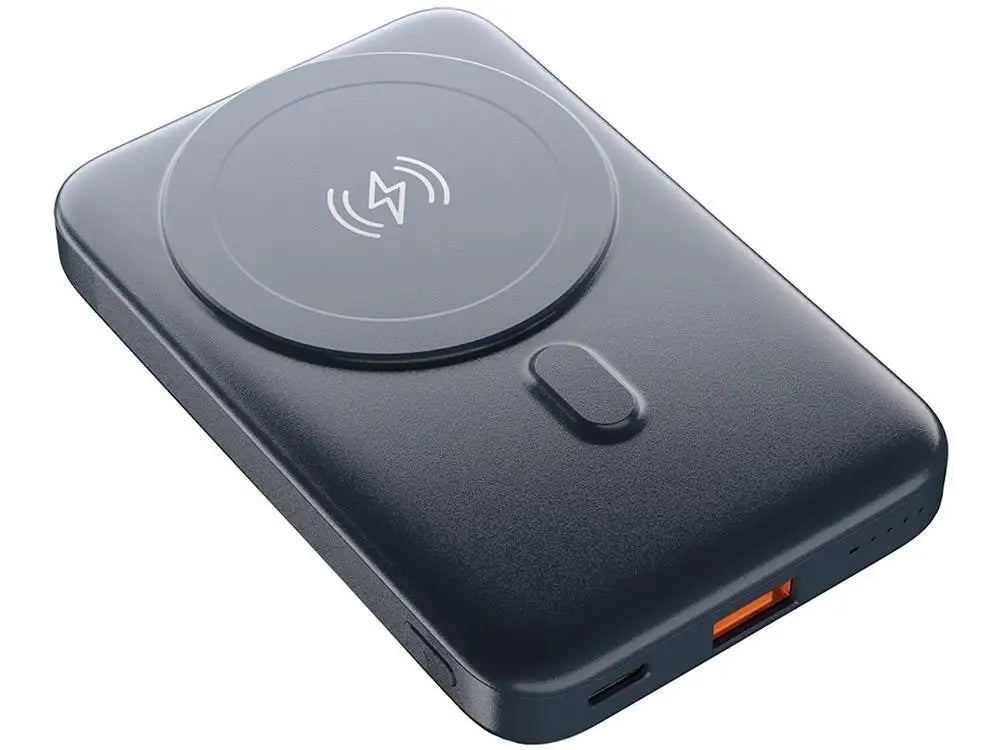 10,000mAh Portable Power Bank – MagSafe Compatible Wireless Charger, 15W Qi & 20W USB PD Fast Charge with Foldable Kickstand