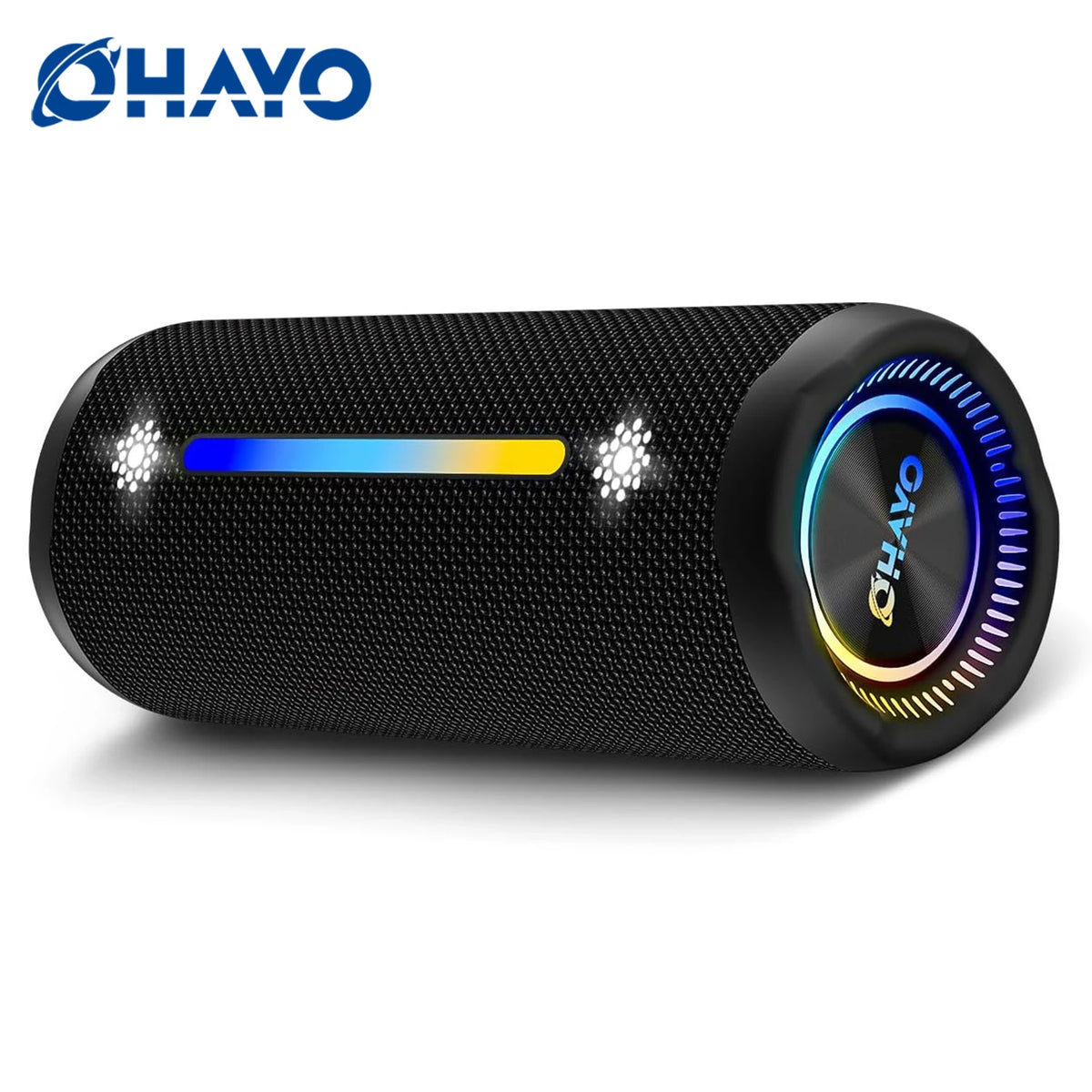 35W Bluetooth Speaker with LED Lights IPX7 Waterproof Portable HiFi Speaker with Bass Boost & TWS Wireless Stereo for Home, Outdoor & Travel