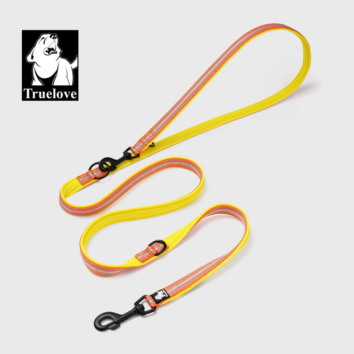 7-in-1 Adjustable Hands-Free Dog Leash - Reflective Multi-Function Double Lead for 2 Dogs (2.0 m / 6.6 ft, 2.5 m / 8.2 ft)