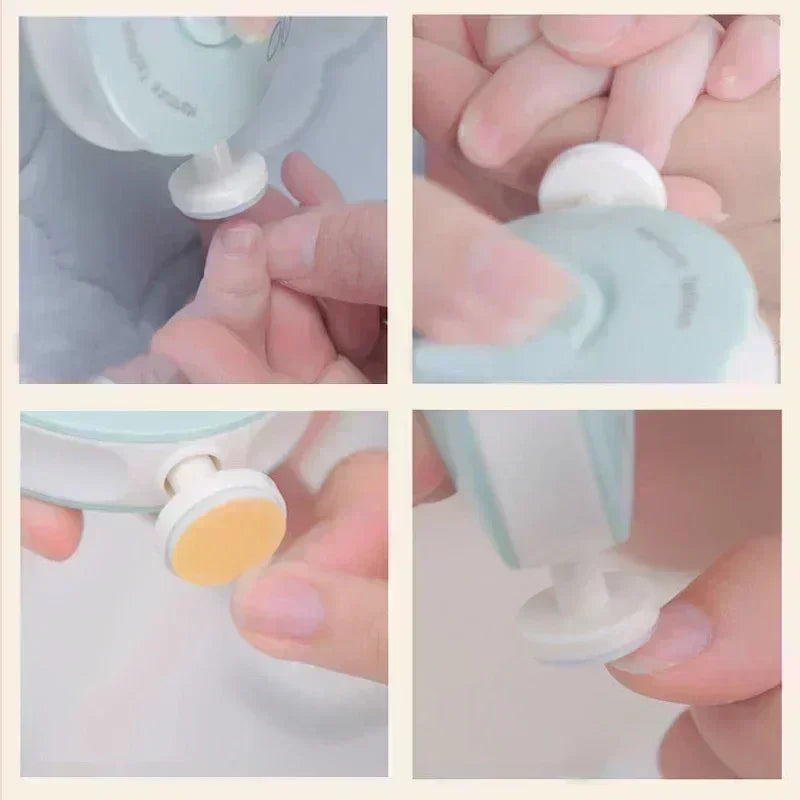 Electric Baby Nail Trimmer and Polisher, Safe Infant Nail File Kit for Newborns and Toddlers