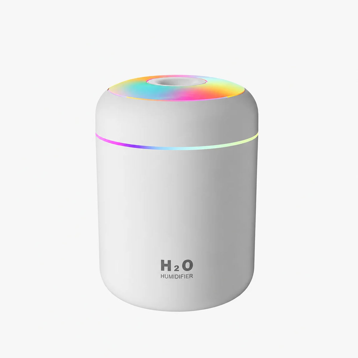 Mini USB Humidifier and Aroma Diffuser - Ultrasonic Cool Mist Portable with LED Light for Home, Bedroom, Car, Office, Desktop