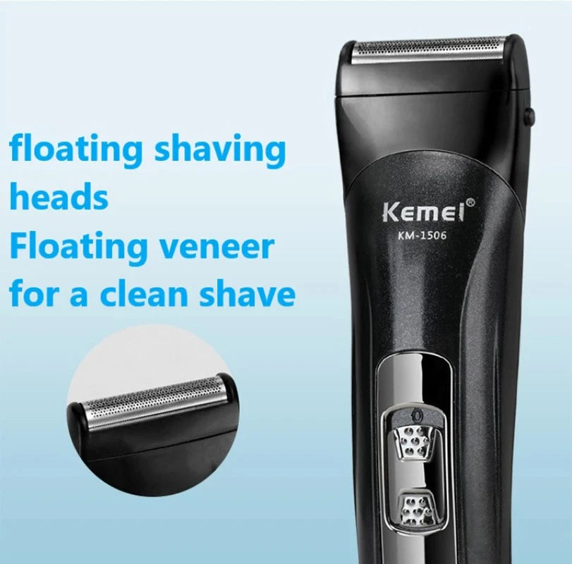 3-in-1 USB Rechargeable Electric Shaver and Hair Trimmer, Portable Nose Trimmer Kit