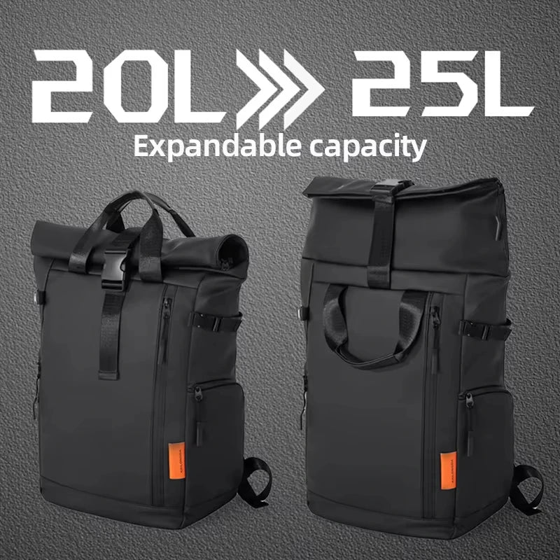 Men's 15.6-Inch Laptop Backpack - Waterproof Travel, Hiking & Business Rucksack