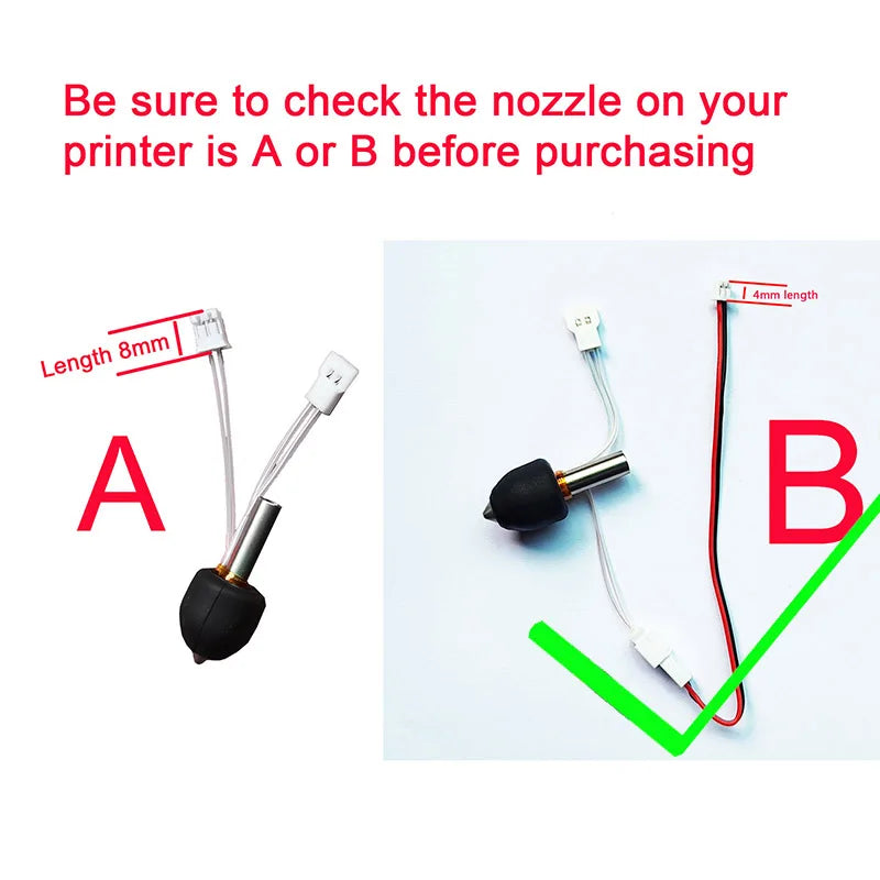 3D Printer Nozzle Hot End Replacement - Precision Extruder Nozzle for FDM Printers