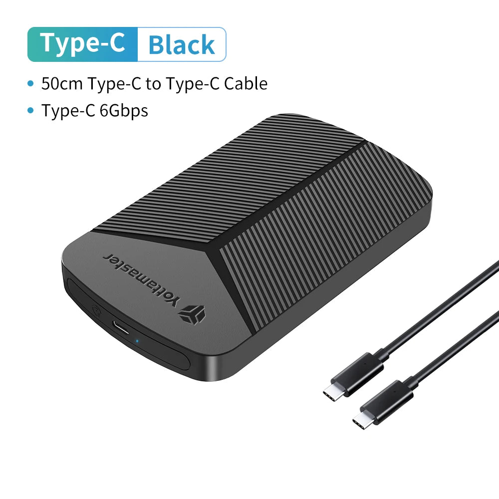 2.5-Inch SATA HDD/SSD Enclosure USB 3.0 UASP 6Gbps — Windows, Mac, Linux