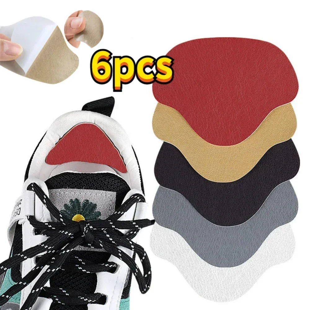 6-Pack Suede Heel Repair Patches for Shoes – Self-Adhesive Anti-Wear Heel Protectors