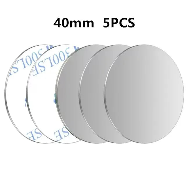 Thin Magnetic Metal Plate for Car Phone Holder – Universal Iron Disk Sticker for Phone & Tablet