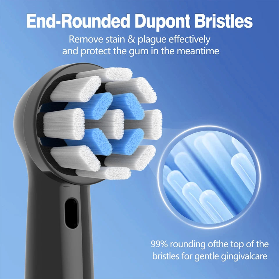 4/8/12/16/20-Pack Replacement Electric Toothbrush Heads – Compatible with iO-Style Electric Toothbrushes