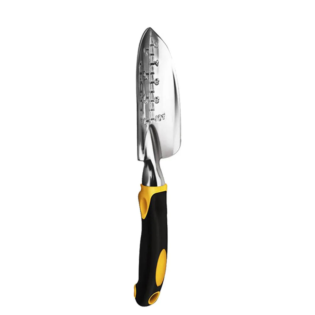 5-Piece Garden Tool Set – Hand Trowel, Transplant Trowel, Cultivator & Gloves with Ergonomic Handles for Planting, Transplanting & Bonsai
