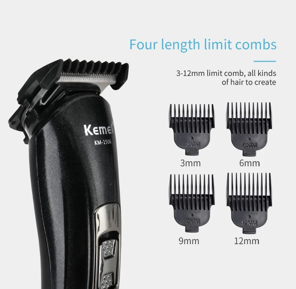 3-in-1 USB Rechargeable Electric Shaver and Hair Trimmer, Portable Nose Trimmer Kit
