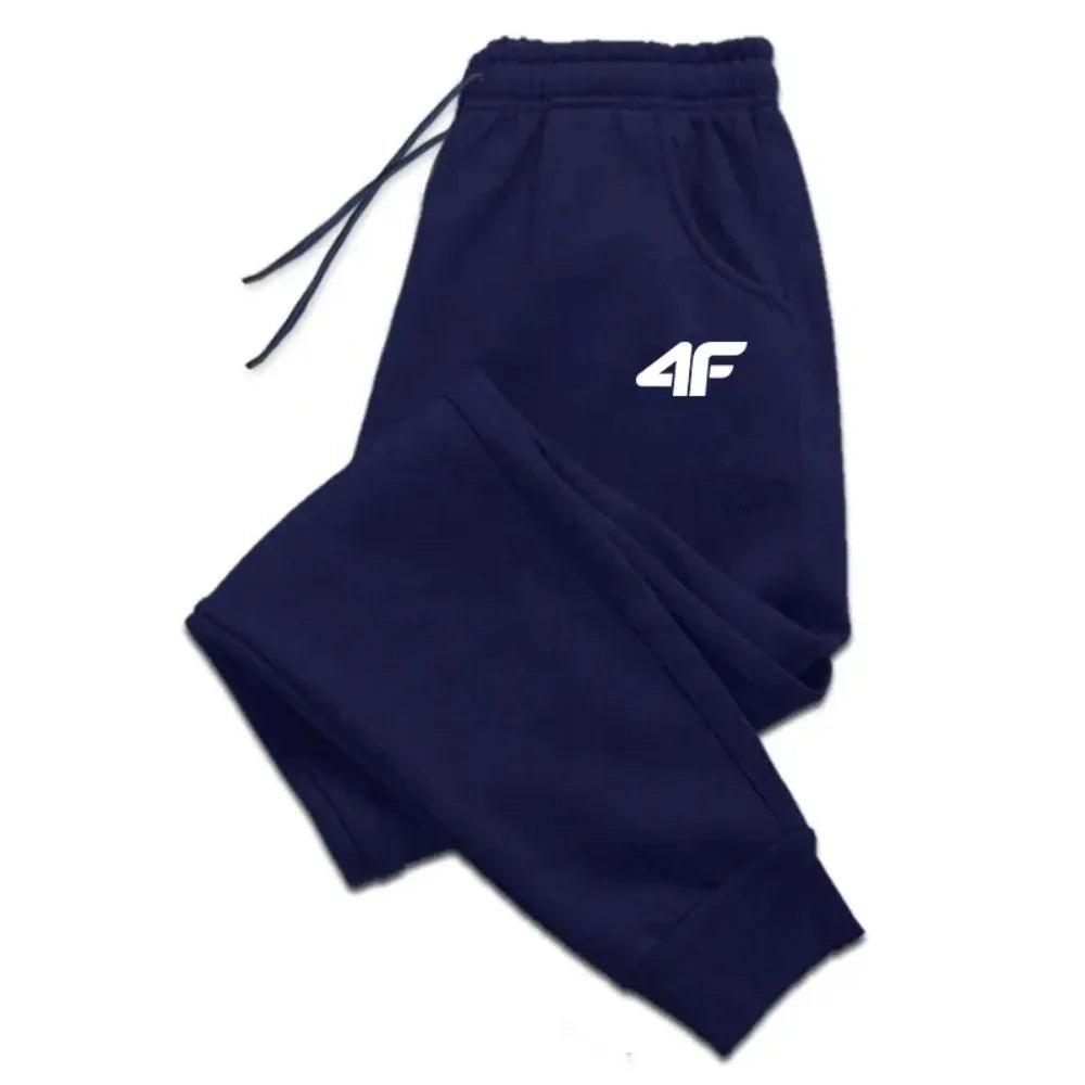 Men's Casual Tracksuit Jogger Sweatpants - Soft Waffle Knit Joggers for Gym & Daily Wear