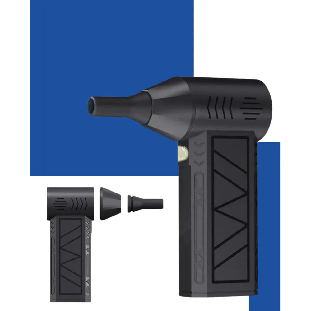 Portable USB Turbo Blower 3000mAh — 200W / 200 CFM for Dust Cleaning, Barbecue, and Equipment