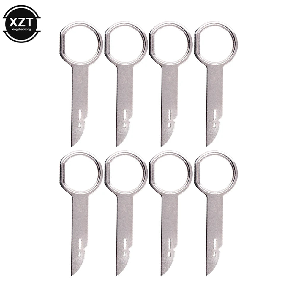 Car Radio Stereo Removal Tools — 2/4-Pack Metal Installation Keys for VW Audi Ford Porsche