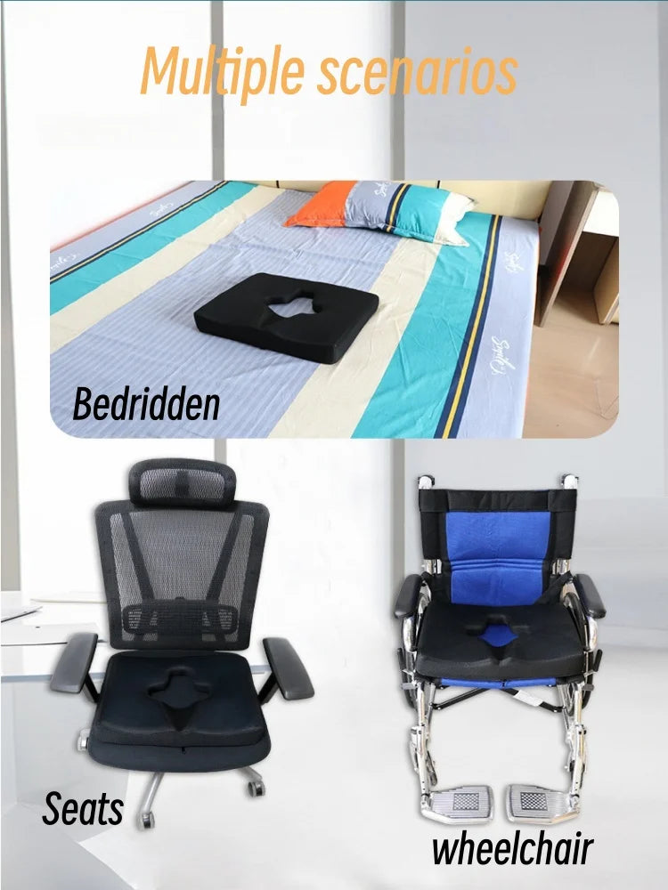 Pressure relief coccyx seat cushion, view 6