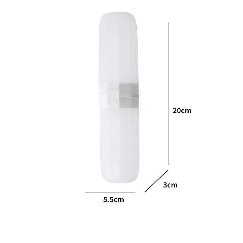 Travel Toothbrush & Toothpaste Case Portable Holder Storage Box 19.6 x 6 cm (7.7 x 2.4 in)