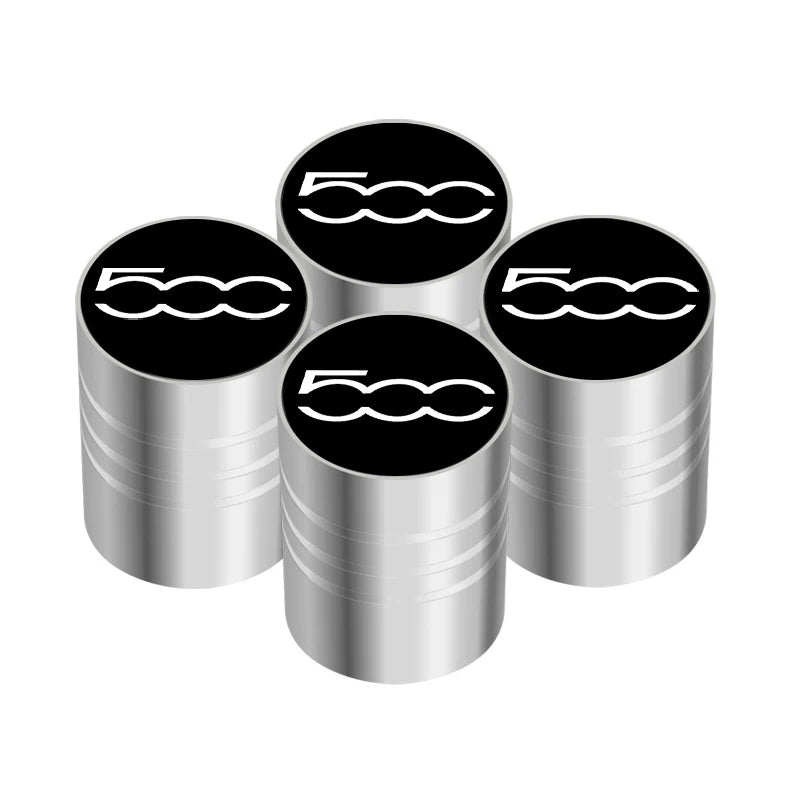 4-Pack Aluminum Alloy Tire Valve Stem Caps – Airtight Dustproof Wheel Valve Covers