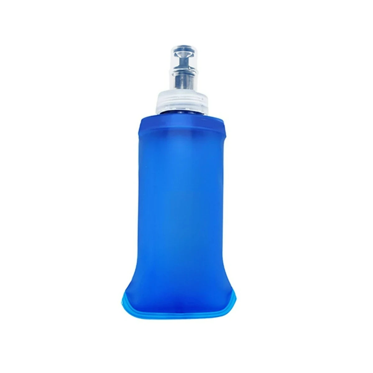 150ml/250ml/500ml (5oz/8.5oz/17oz) Collapsible Silicone Water Bottle with Bite Valve - Portable for Running Camping Hiking Travel