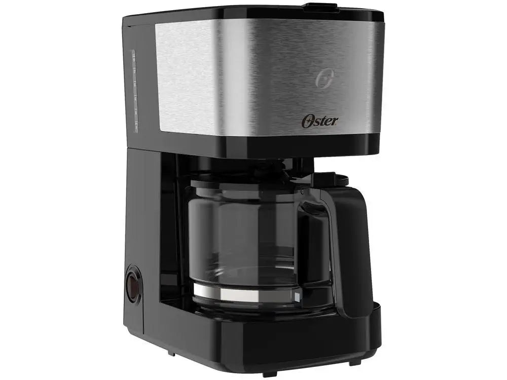 Compact 19-Cup Electric Coffee Maker with Glass Carafe & Reusable Filter - 110V