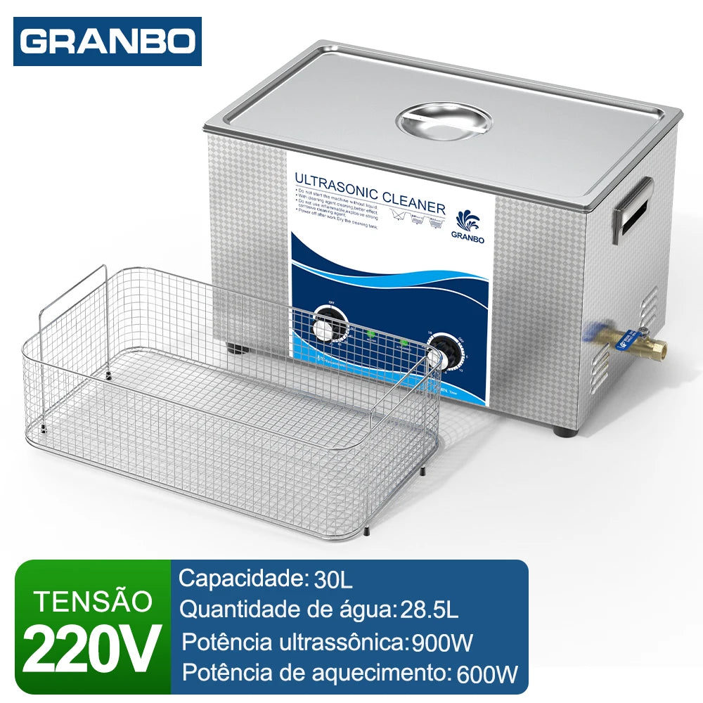 Ultrasonic Cleaner 0.8L–30L 40kHz 110V/220V for Jewelry, Glasses & Laboratory Instruments
