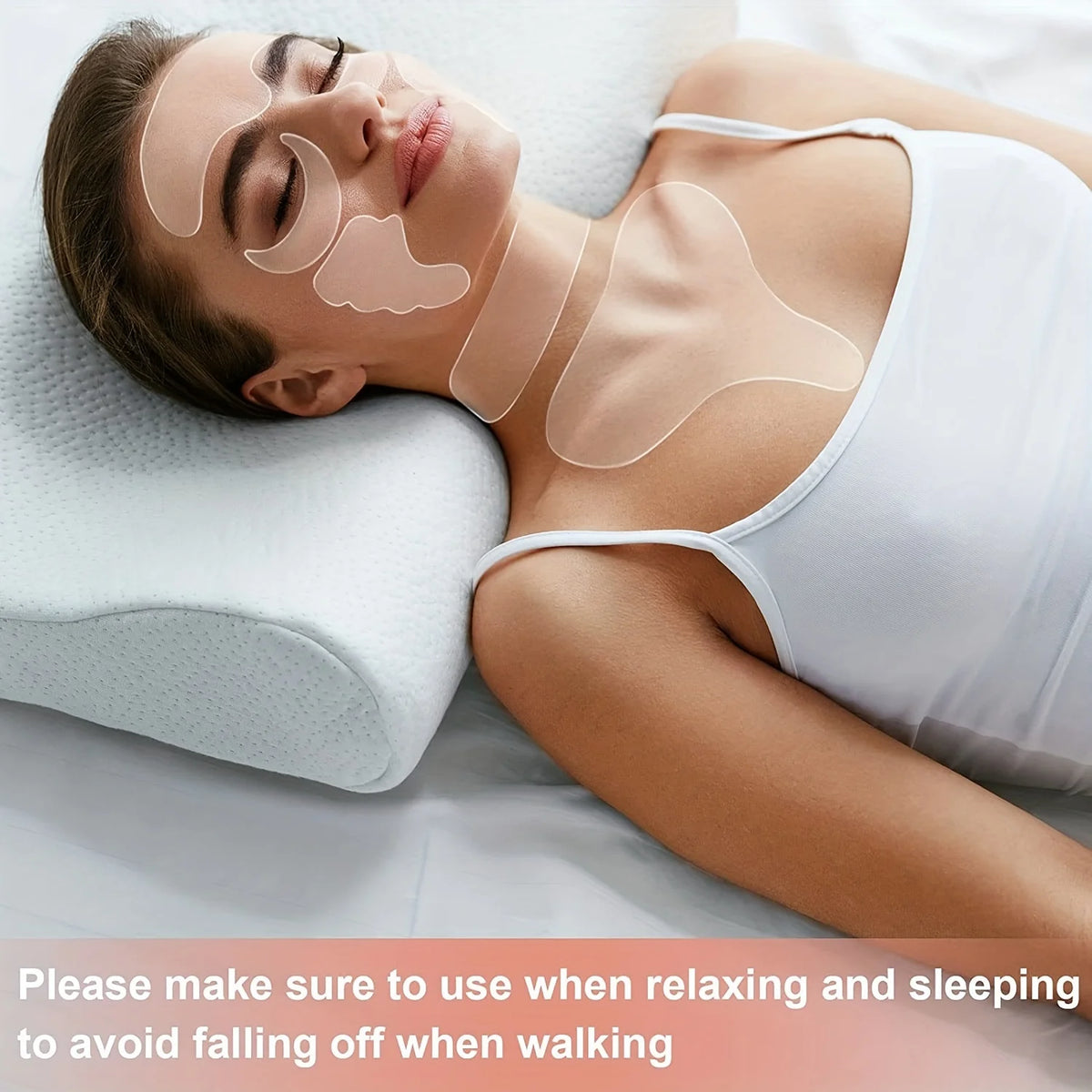 Reusable Silicone Neck Pad – Transparent Neck Tape for Anti-Wrinkle Treatment & Prevention