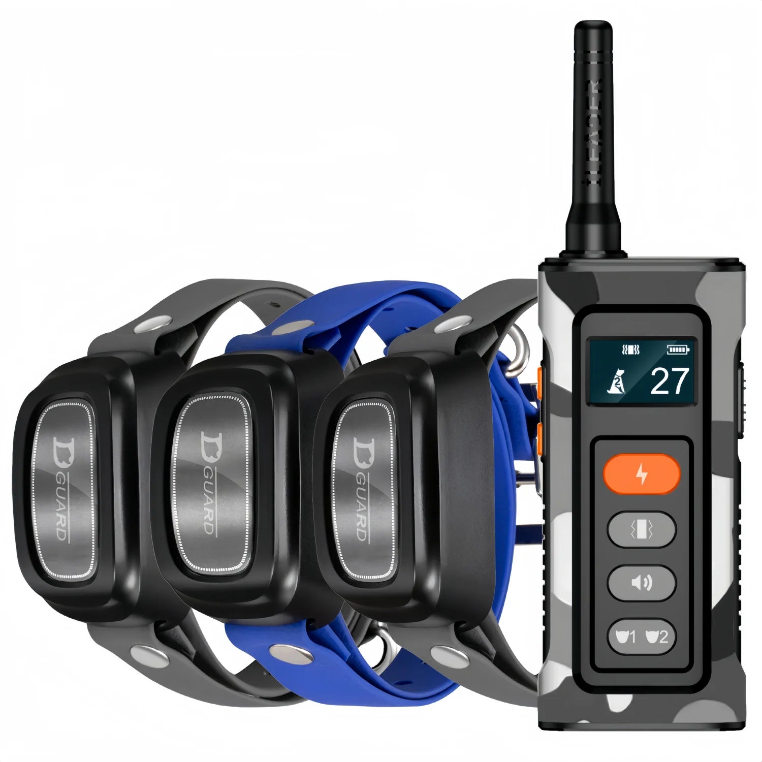 Waterproof Remote Dog Training Collar — Beep, Vibration & Shock, 3,300 ft Range (1,000 m), Adjustable for 8–150 lb (3.6–68 kg) Dogs