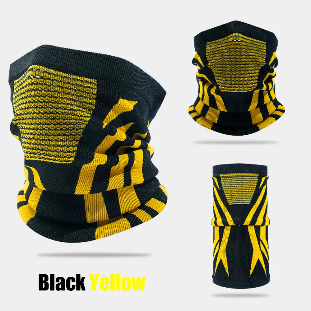 Winter Thermal Neck Gaiter Balaclava – Breathable Elastic Face Mask for Skiing, Cycling, Running & Motorcycling (Unisex)