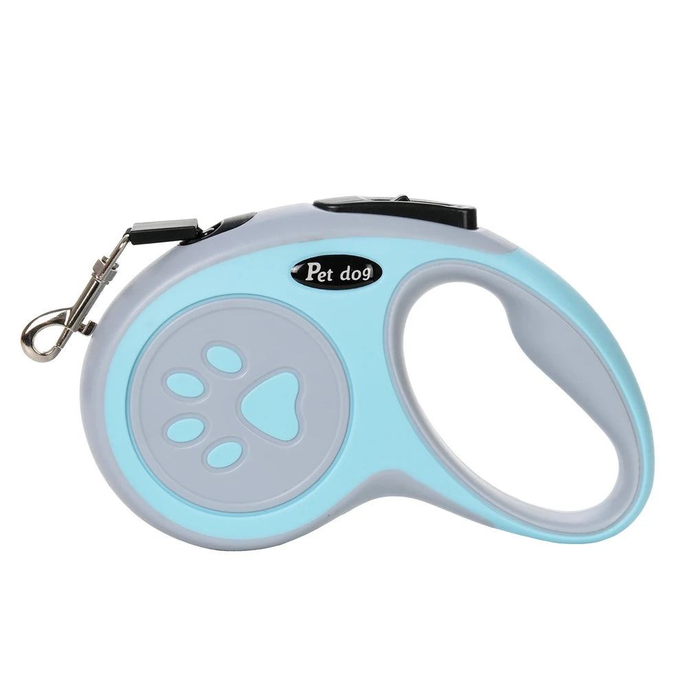 Retractable Dog Leash 3M (9.8 ft) / 5M (16.4 ft) Nylon Automatic Pet Leash – Quick Release, Durable for Small to Large Dogs & Cats