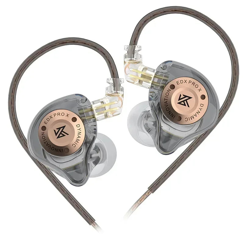 Dynamic Drive In-Ear Wired Earphones - HiFi Bass DJ Monitor Earbuds with Detachable 2-Pin Cable, 3.5mm