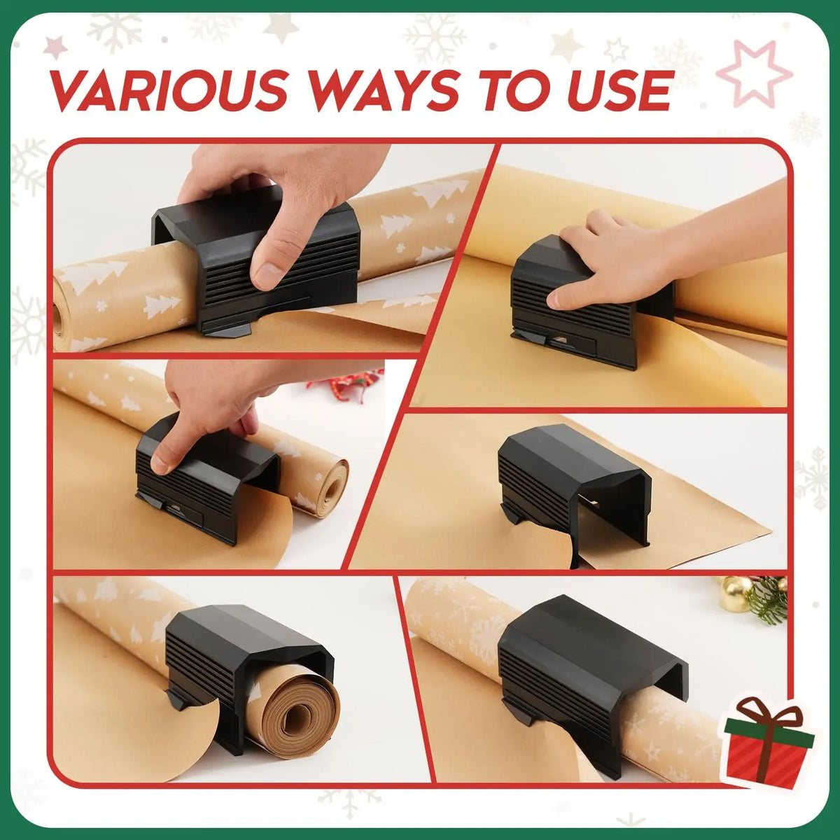 Portable Mini Wrapping Paper Cutter Dispenser view 5