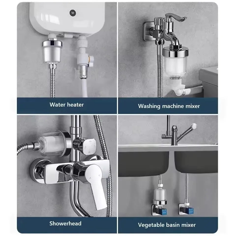 Universal Faucet Water Purifier Kit High-Density PP Cotton Filter for Kitchen and Bathroom