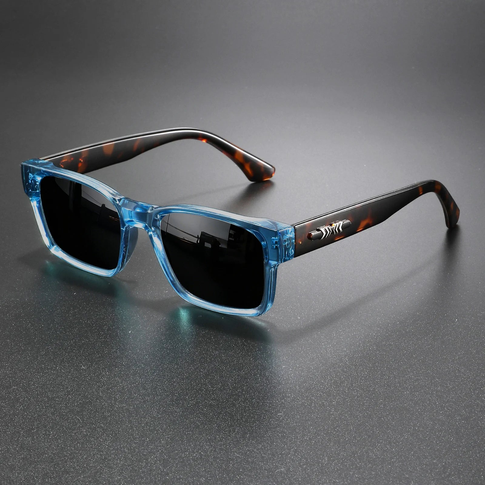 Retro Punk Square Sunglasses - UV400 Polycarbonate Frame Unisex Protective Shades