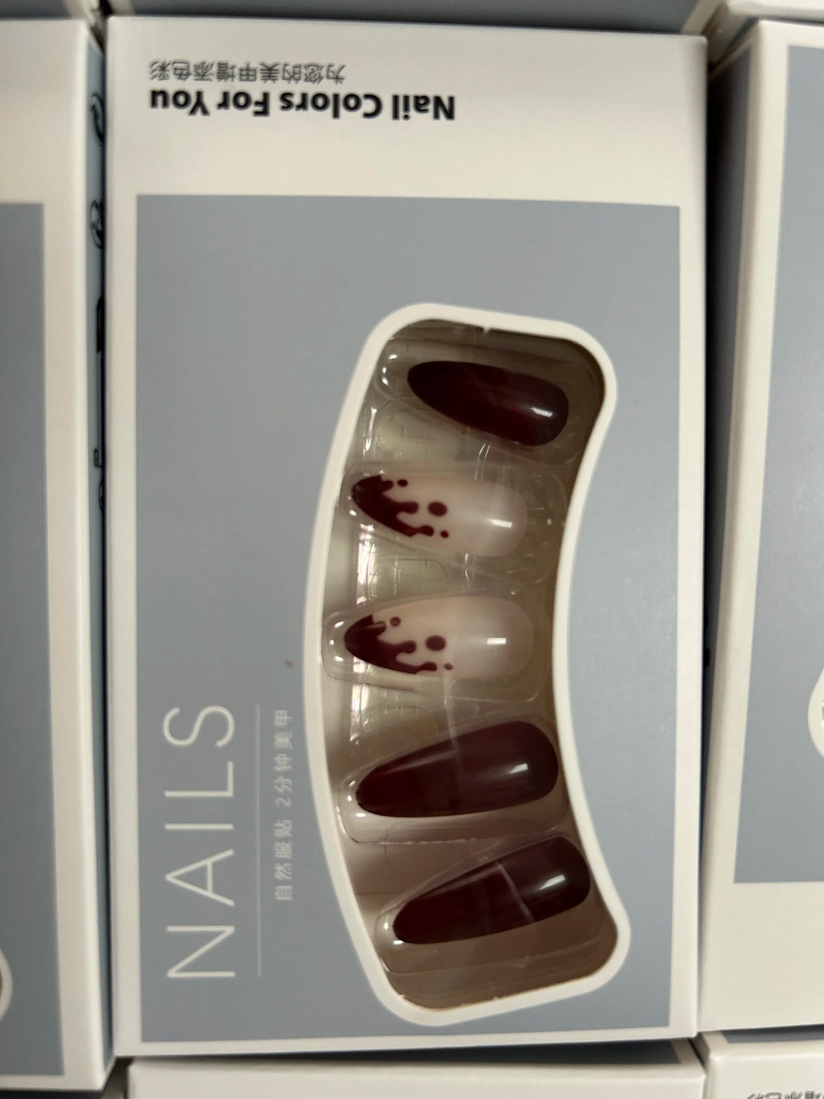 24-Piece Reusable Press-On Nails Set Short Medium Long French Almond Square Y2K Designs