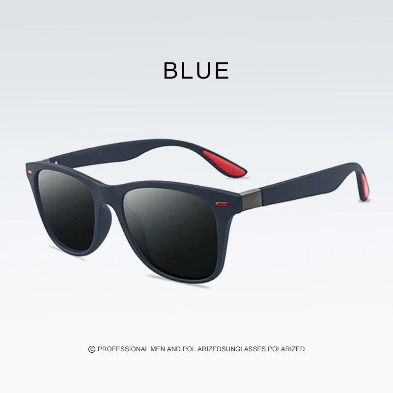 Retro Rectangle Sunglasses UV400 – Vintage Driver Sport Shades for Men & Women