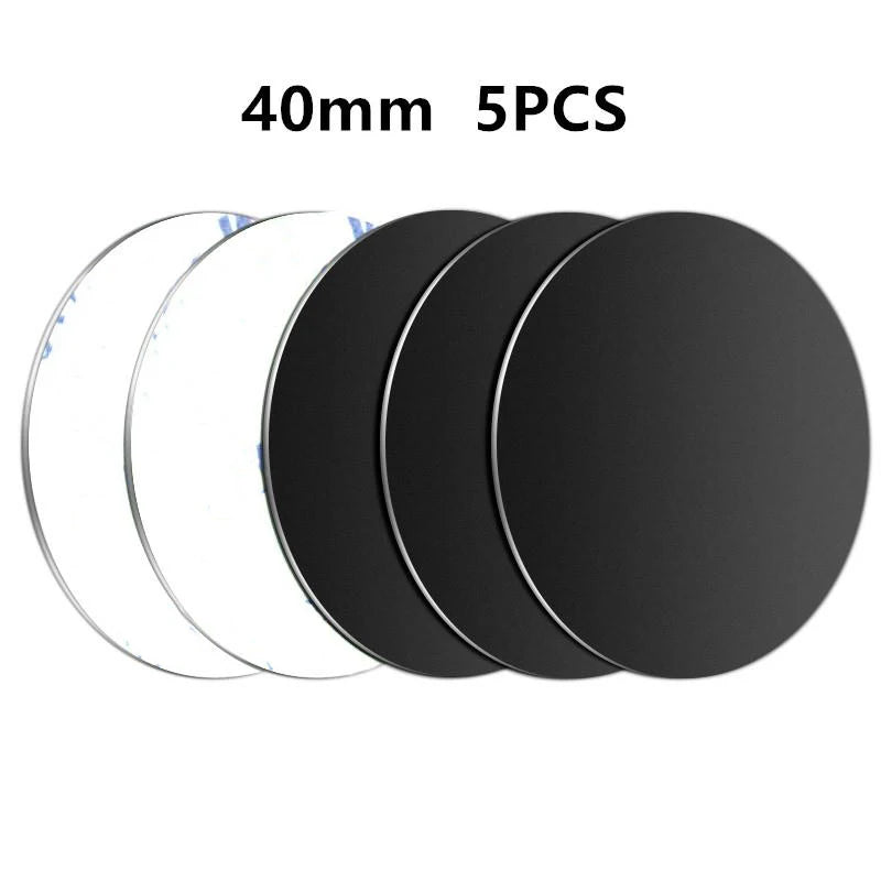 Universal Magnetic Metal Plate for Car Phone Mount – Adhesive Iron Disk for Mobile Phone Magnet Holder