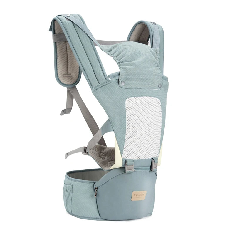 Ergonomic Baby Carrier Hipseat Sling 0-36 Months Front, Back & Side Carry Travel Wrap