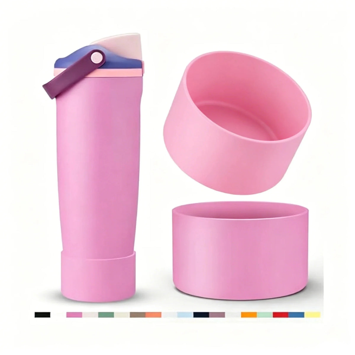 Silicone Bottom Boot Protector for Straw Tumblers — Fits 19oz/20oz (562/591ml), 24oz (710ml), 30oz (887ml), 40oz (1183ml)