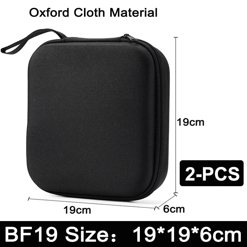 EVA Hard-Shell Earphone Case — Mini Portable Zipper Pouch & Cable Organizer for USB, Chargers, Memory Cards