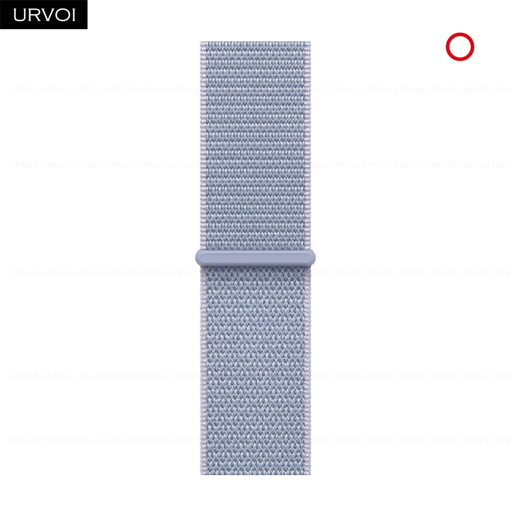 Nylon Sport Loop Band for Apple Watch — Breathable Hook & Loop Fastener — Fits 42/44/45/46/49mm