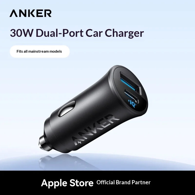 167.5W 3-Port Fast Car Charger — 2 USB-C PD + 1 USB-A QC3.0 High-Speed Car Adapter for Travel