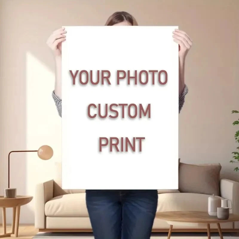 Custom Canvas Poster – Personalized Movie, Wedding & Family Wall Art for Living Room & Bedroom