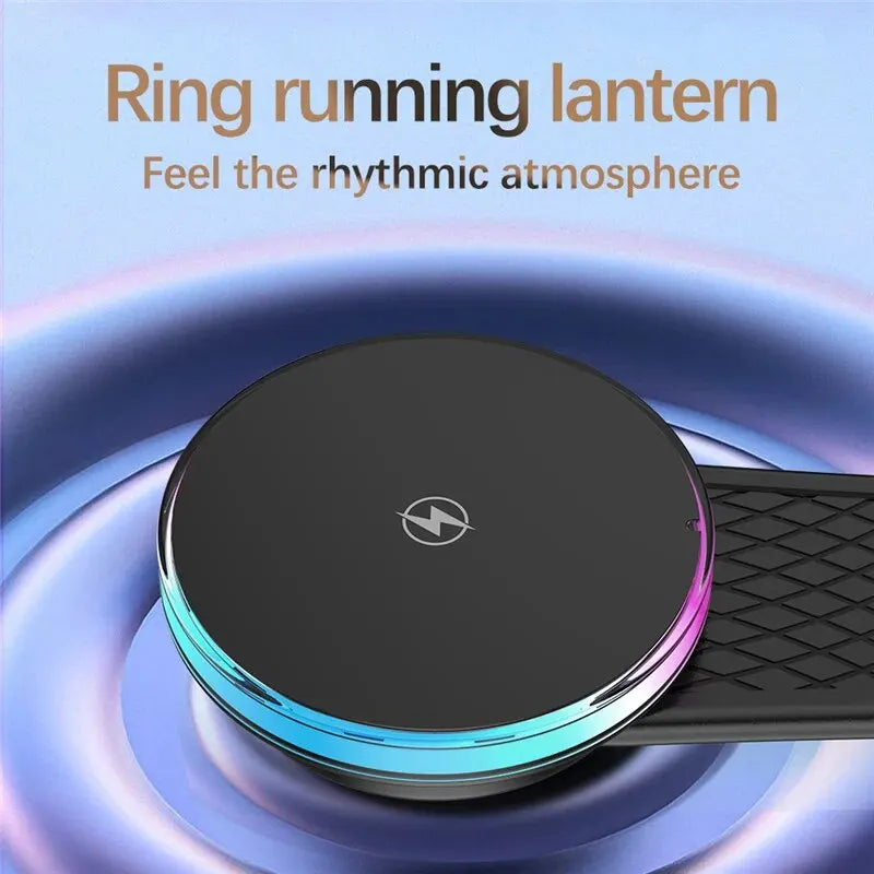 Magnetic 15W Wireless Car Charger Mount - Dashboard Phone Holder, USB-C Fast Charging