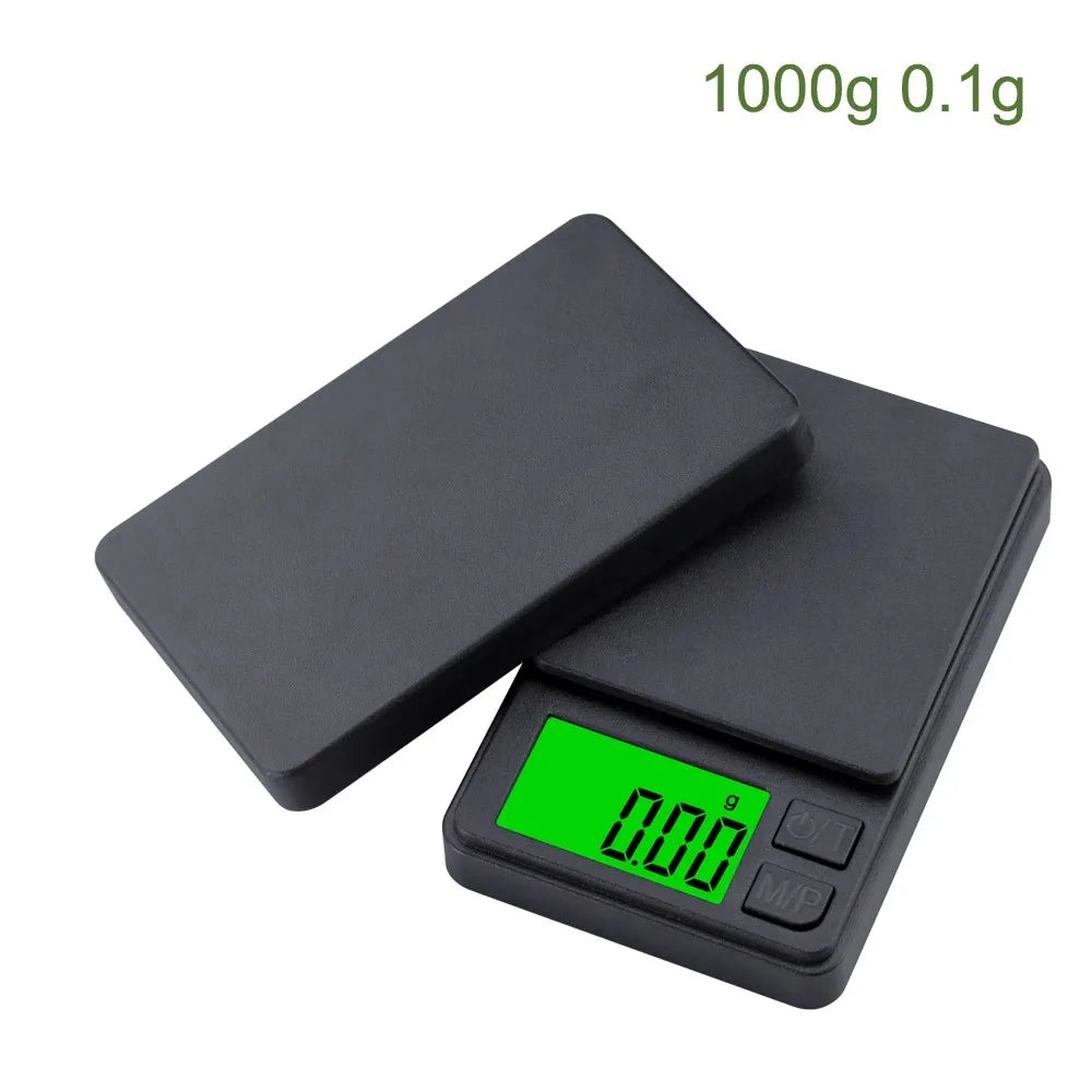 High Precision 0.01g Digital Jewelry Pocket Scale Mini Weighing Scale for Gems, Coins & Powders