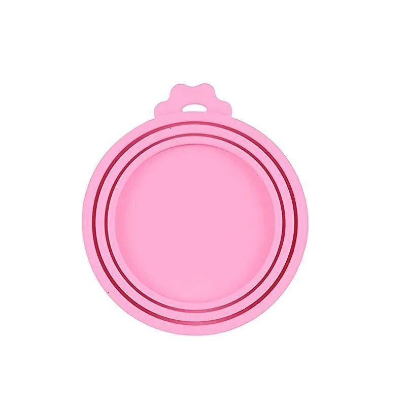 3-in-1 Silicone Pet Can Lid – Reusable Airtight Seal for Dog & Cat Cans, Fits 65/75/85mm (2.6" / 3.0" / 3.3")