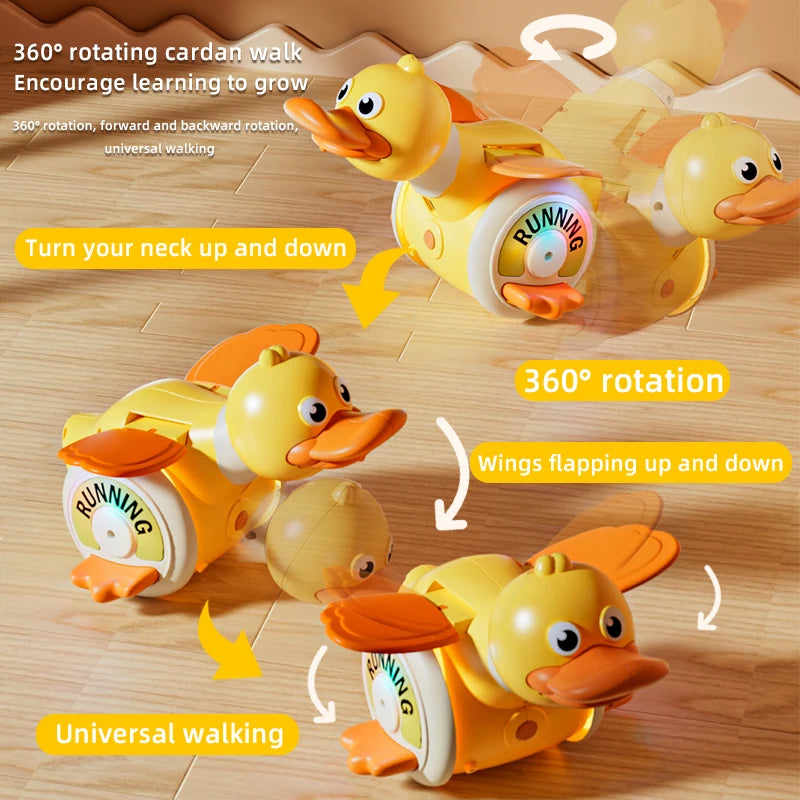 Baby & Toddler Electronic Pet Toys - Dancing Octopus, Musical Penguin & Duck | Interactive Crawling Tummy Time Toy