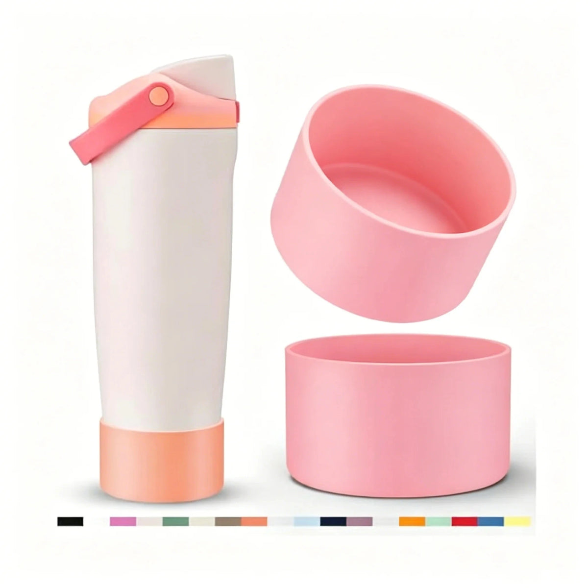 Silicone Bottom Boot Protector for Straw Tumblers — Fits 19oz/20oz (562/591ml), 24oz (710ml), 30oz (887ml), 40oz (1183ml)