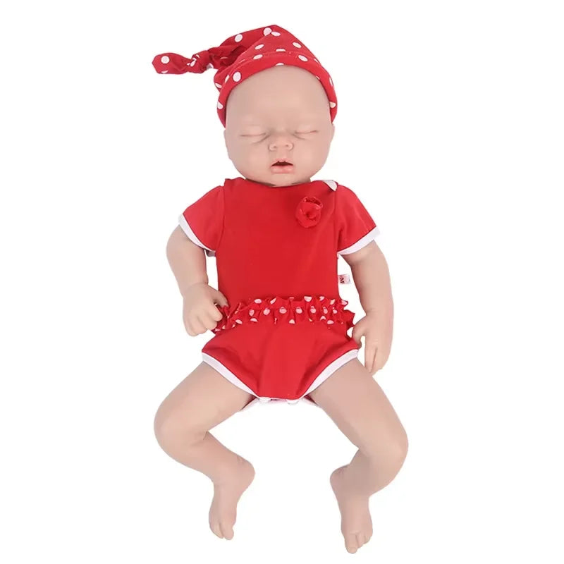 Full Body Medical-Grade Silicone Reborn Baby Doll – Realistic, Weighted & Painted, 28–47 cm (11–18.5 in) – Collectible Gift for Adults & Kids
