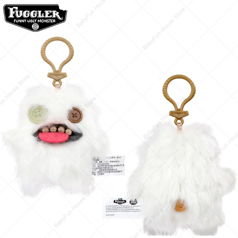 Funny Ugly Teeth Monster Plush Toy, Kawaii Wide-Eyed Rabbit Stuffed Doll Gift for Kids & Collectors