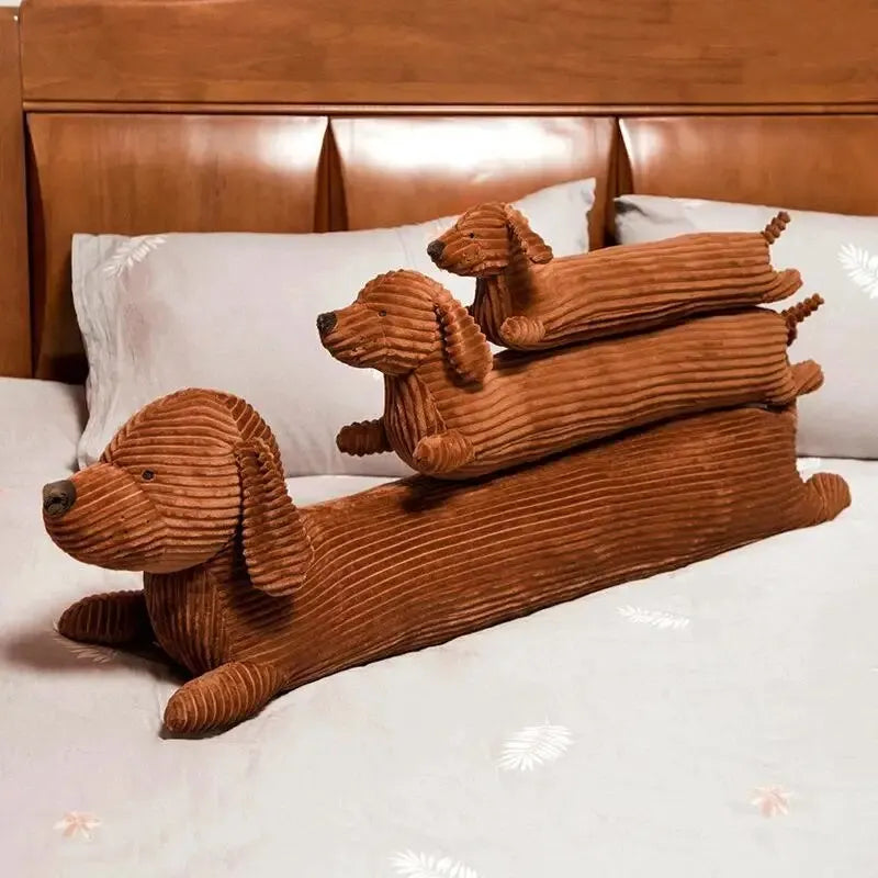 Dachshund Dog Lumbar Pillow – Soft Oblong Neck & Waist Throw Pillow for Sofa, Bed & Office Home Decor