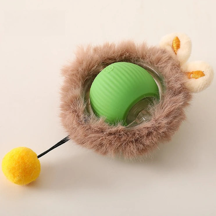 Rechargeable Self-Moving Rolling Ball Cat Toy — Interactive Indoor Toy for Kittens & Cats